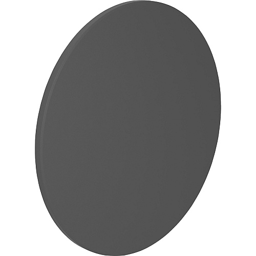 Dorel Zown Commercial Round Blow Mold Fold Table Round Top - 4 Legs - 750 lb Capacity - 48" Table Top Diameter - 29.30" Height - Gray - High-density Polyethylene (HDPE), Resin - 1 Each (60533SGY1E)