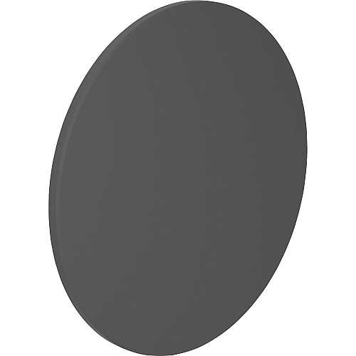 Dorel Zown Commercial Round Blow Mold Fold Table Round Top - 4 Legs - 750 lb Capacity - 48" Table Top Diameter - 29.30" Height - Gray - High-density Polyethylene (HDPE), Resin - 1 Each (60533SGY1E)