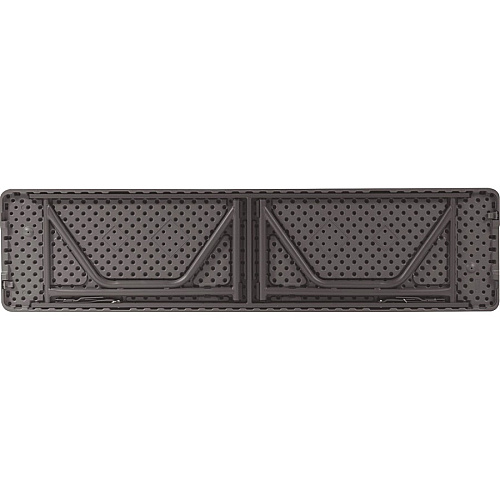 Cosco Zown Classic 72" Blow Mold Training Table Curved Base - 500 lb Capacity - 18" Table Top Length x 72" Table Top Width - Gray - High-density Polyethylene (HDPE), Resin - 1 Each (60516SGY1E)