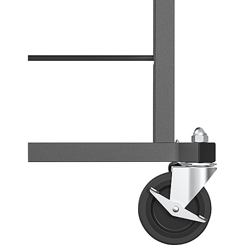 Cosco Smartfold Portable Work Desk Table Four Leg Base - 4 Legs - 400 lb Capacity - 14.50" Table Top Width x 25.51" Table Top Depth - 55.25" Height - Gray - Steel - Hardwood Top Material - 1 Each (66760DKG1E)