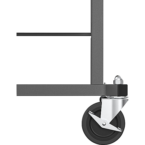 Cosco Smartfold Portable Work Desk Table Four Leg Base - 4 Legs - 400 lb Capacity - 14.50" Table Top Width x 25.51" Table Top Depth - 55.25" Height - Gray - Steel - Hardwood Top Material - 1 Each (66760DKG1E)