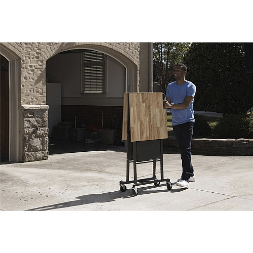 Cosco SmartFold Butcher Block Portable Workbench 400 lb Capacity - 52" Table Top Width x 34.80" Table Top Depth - 25.50" Height - Assembly Required - Gray - 1 Each (66765DKG1E)