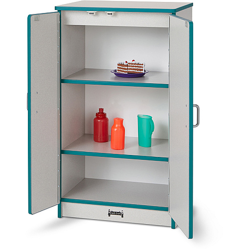 Rainbow Accents Culinary Creations Kitchen Refrigerator - Teal 1 Each - Teal, Gray, Chrome (2410JCWW005)