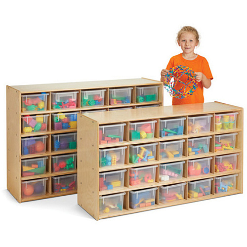 young Time Cubbie Storage Unit 20 Compartment(s) - 26.50" Height x 48" Width x 15" Depth - Rounded Corner, Eco-friendly, UV Resistant, Durable, Easy to Clean, Moisture Resistant - Baltic - Hardboard, Laminate - 1 Each (7040YT)