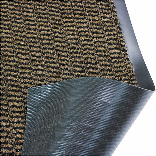 Floortex Doortex Advantagemat Brown Door Mat - 24" x 36" 36" Length x 24" Width x 0.250" Depth x 0.250" Thickness - Rectangular - Polypropylene, Vinyl - Brown - 1 Each - TAA Compliant (FR46090DCBR)