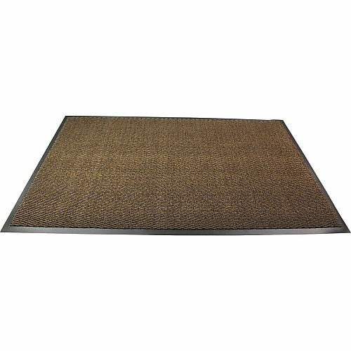 Floortex Doortex Advantagemat Brown Door Mat - 24" x 36" 36" Length x 24" Width x 0.250" Depth x 0.250" Thickness - Rectangular - Polypropylene, Vinyl - Brown - 1 Each - TAA Compliant (FR46090DCBR)