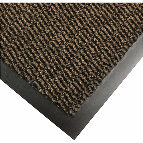 Floortex Doortex Advantagemat Brown Door Mat - 24" x 36" 36" Length x 24" Width x 0.250" Depth x 0.250" Thickness - Rectangular - Polypropylene, Vinyl - Brown - 1 Each - TAA Compliant (FR46090DCBR)
