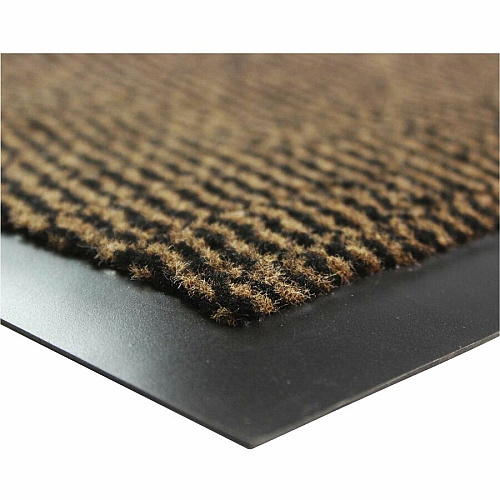 Floortex Doortex Advantagemat Brown Door Mat - 24" x 36" 36" Length x 24" Width x 0.250" Depth x 0.250" Thickness - Rectangular - Polypropylene, Vinyl - Brown - 1 Each - TAA Compliant (FR46090DCBR)
