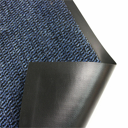 Floortex Doortex Advantagemat Blue Door Mat - 32" x 48" 48" Length x 32" Width x 0.250" Depth x 0.250" Thickness - Rectangular - Polypropylene, Vinyl - Blue - 1 Each - TAA Compliant (FR48120DCBLV)