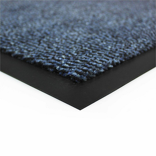Floortex Doortex Advantagemat Blue Door Mat - 32" x 48" 48" Length x 32" Width x 0.250" Depth x 0.250" Thickness - Rectangular - Polypropylene, Vinyl - Blue - 1 Each - TAA Compliant (FR48120DCBLV)