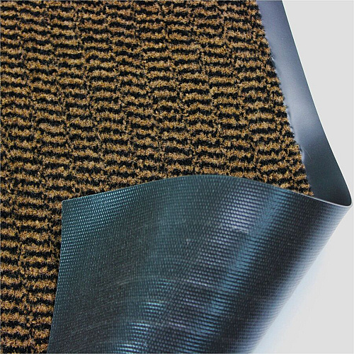 Floortex Doortex Advantagemat Brown Door Mat - 32" x 48" 48" Length x 32" Width x 0.250" Depth x 0.250" Thickness - Rectangular - Polypropylene, Vinyl - Brown - 1 Each - TAA Compliant (FR48120DCBR)