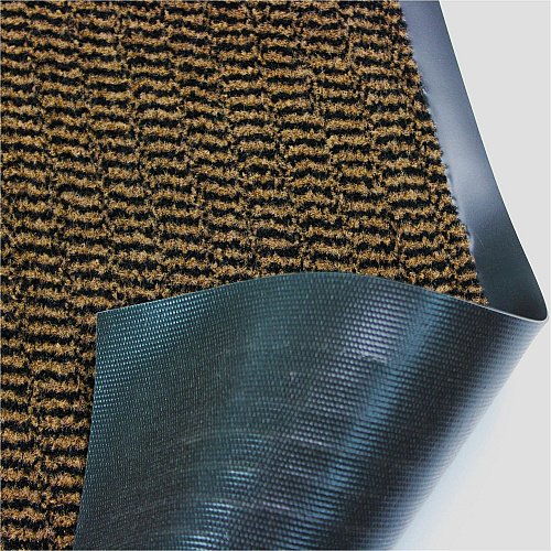 Floortex Doortex Advantagemat Brown Door Mat - 32" x 48" 48" Length x 32" Width x 0.250" Depth x 0.250" Thickness - Rectangular - Polypropylene, Vinyl - Brown - 1 Each - TAA Compliant (FR48120DCBR)