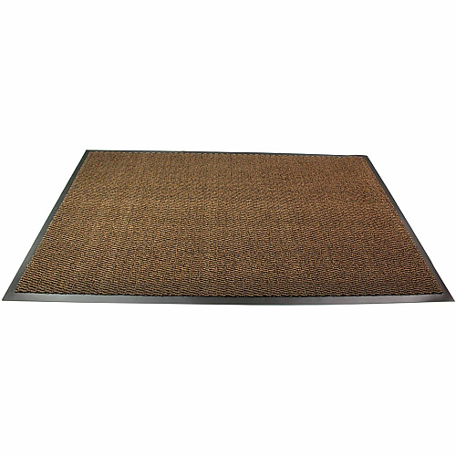 Floortex Doortex Advantagemat Brown Door Mat - 32" x 48" 48" Length x 32" Width x 0.250" Depth x 0.250" Thickness - Rectangular - Polypropylene, Vinyl - Brown - 1 Each - TAA Compliant (FR48120DCBR)