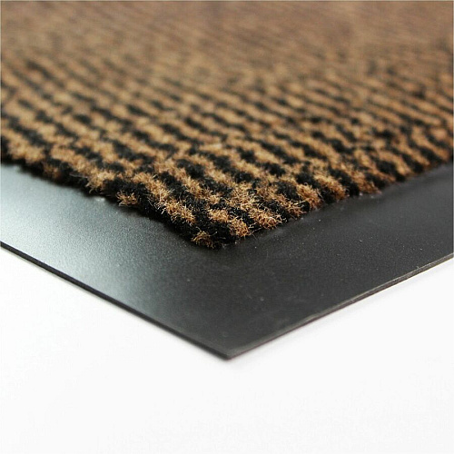 Floortex Doortex Advantagemat Brown Door Mat - 32" x 48" 48" Length x 32" Width x 0.250" Depth x 0.250" Thickness - Rectangular - Polypropylene, Vinyl - Brown - 1 Each - TAA Compliant (FR48120DCBR)
