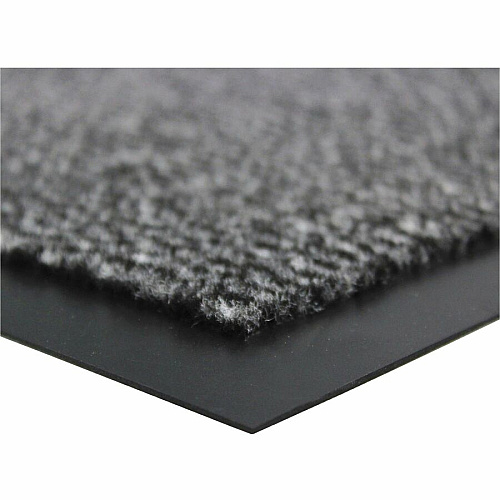 Floortex Doortex Advantagemat Gray Door Mat - 32" x 48" 48" Length x 32" Width x 0.250" Depth x 0.250" Thickness - Rectangular - Polypropylene, Vinyl - Gray - 1 Each - TAA Compliant (FR48120DCBWV)