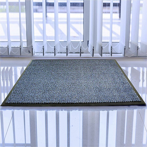 Floortex Doortex&reg; Advantagemat Blue Door Mat - 36" x 60" 60" Length x 36" Width x 0.250" Depth - Rectangular - Polypropylene, Vinyl - Blue - 1 Each - TAA Compliant (FR49150DCBLV)