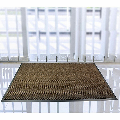 Floortex Doortex&reg; Advantagemat Brown Door Mat - 36" x 60" 60" Length x 36" Width x 0.250" Depth - Rectangular - Polypropylene - Brown - 1 Each - TAA Compliant (FR49150DCBR)