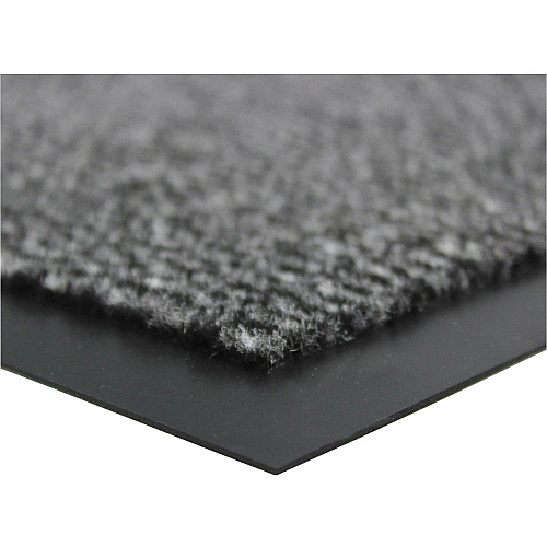 Floortex Doortex&reg; Advantagemat Gray Door Mat - 36" x 60" 60" Length x 36" Width x 0.250" Depth - Rectangular - Polypropylene, Vinyl - Gray - 1 Each - TAA Compliant (FR49150DCBWV)