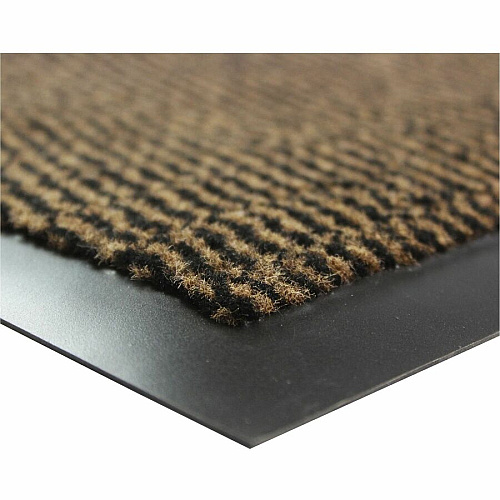 Floortex Doortex&reg; Advantagemat Brown Door Mat - 48" x 72" 70" Length x 48" Width x 0.250" Depth - Rectangular - Polypropylene, Vinyl - Brown - 1 Each - TAA Compliant (FR49180DCBR)
