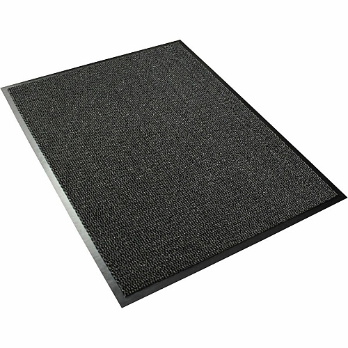 Floortex Doortex&reg; Advantagemat Gray Door Mat - 48" x 72" Indoor - 70" Length x 48" Width x 0.250" Depth - Rectangular - Polypropylene - Gray - 1 Each - TAA Compliant (FR49180DCBWV)