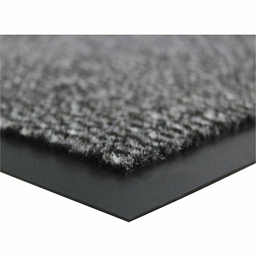 Floortex Doortex&reg; Advantagemat Gray Door Mat - 48" x 72" Indoor - 70" Length x 48" Width x 0.250" Depth - Rectangular - Polypropylene - Gray - 1 Each - TAA Compliant (FR49180DCBWV)