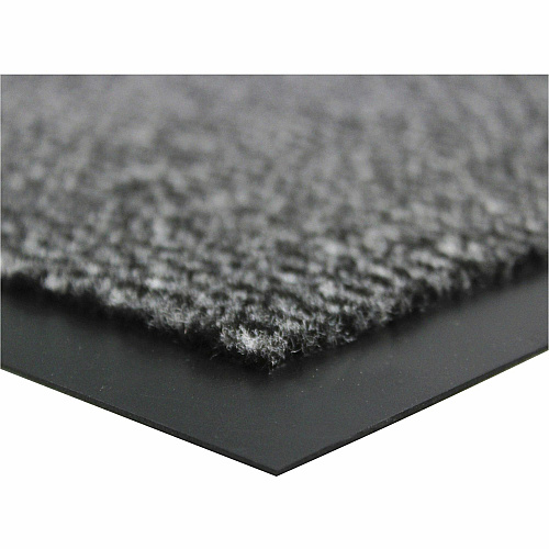 Floortex Doortex&reg; Advantagemat Gray Door Mat - 48" x 72" Indoor - 70" Length x 48" Width x 0.250" Depth - Rectangular - Polypropylene - Gray - 1 Each - TAA Compliant (FR49180DCBWV)