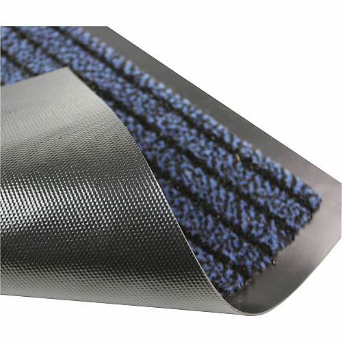 Floortex Doortex&reg; Ultimat Blue Door Mat - 24" x 32" 32" Length x 24" Width x 0.250" Depth x 0.250" Thickness - Rectangular - Polypropylene, Fiber, Vinyl - Blue - 1 Each - TAA Compliant (FR42432ULTBL)