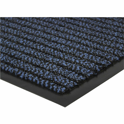 Floortex Doortex&reg; Ultimat Blue Door Mat - 24" x 32" 32" Length x 24" Width x 0.250" Depth x 0.250" Thickness - Rectangular - Polypropylene, Fiber, Vinyl - Blue - 1 Each - TAA Compliant (FR42432ULTBL)
