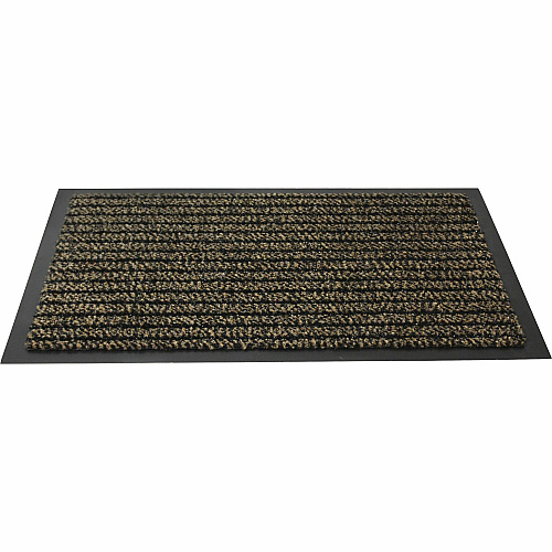 Floortex Doortex&reg; Ultimat Brown Door Mat - 24" x 32" 32" Length x 24" Width x 0.250" Depth x 0.250" Thickness - Rectangular - Polypropylene, Fiber, Vinyl - Brown - 1 Each - TAA Compliant (FR42432ULTBR)