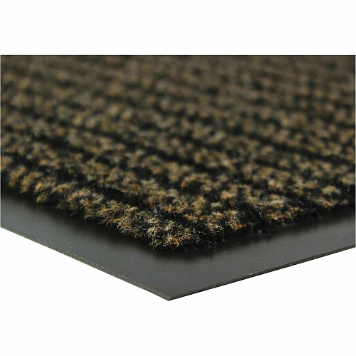 Floortex Doortex&reg; Ultimat Brown Door Mat - 24" x 32" 32" Length x 24" Width x 0.250" Depth x 0.250" Thickness - Rectangular - Polypropylene, Fiber, Vinyl - Brown - 1 Each - TAA Compliant (FR42432ULTBR)