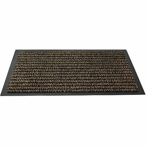 Floortex Doortex&reg; Ultimat Brown Door Mat - 32" x 48" 48" Length x 32" Width x 0.250" Depth x 0.250" Thickness - Rectangular - Polypropylene, Fiber, Vinyl - Brown - 1 Each - TAA Compliant (FR43248ULTBR)