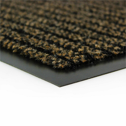 Floortex Doortex&reg; Ultimat Brown Door Mat - 32" x 48" 48" Length x 32" Width x 0.250" Depth x 0.250" Thickness - Rectangular - Polypropylene, Fiber, Vinyl - Brown - 1 Each - TAA Compliant (FR43248ULTBR)
