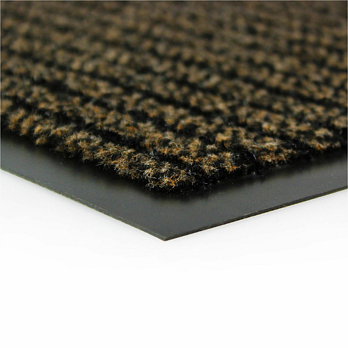 Floortex Doortex&reg; Ultimat Brown Door Mat - 32" x 48" 48" Length x 32" Width x 0.250" Depth x 0.250" Thickness - Rectangular - Polypropylene, Fiber, Vinyl - Brown - 1 Each - TAA Compliant (FR43248ULTBR)