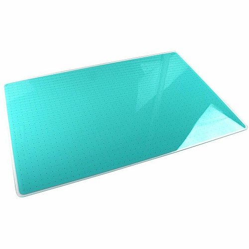 Floortex Viztex&reg; Glacier Teal Multi-Purpose Grid Glass Dry-Erase Board 24" x 36" 24" (2 ft) Width x 36" (3 ft) Height - Teal Tempered Glass Surface - Rectangle - Magnetic - Magnetic, Smooth Writing, Ghost Resistant, Stain Resistant, Easy (FCVGM2436TG)