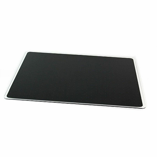 Floortex Viztex&reg; Glacier Black Multi-Purpose Grid Glass Dry-Erase Board 30" x 40" 30" (2.5 ft) Width x 40" (3.3 ft) Height - Black Tempered Glass Surface - Rectangle - Magnetic - Magnetic, Smooth Writing, Ghost Resistant, Stain Resistant (FCVGM3040BG)