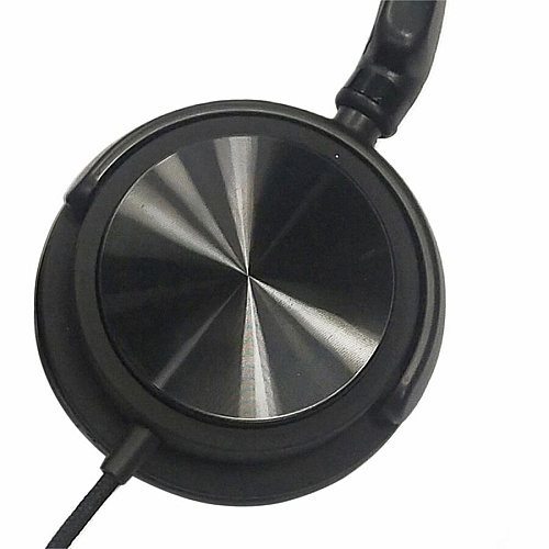 Compucessory Tangle-free Headset with Mic Stereo - Wired - Binaural - Black (15165)