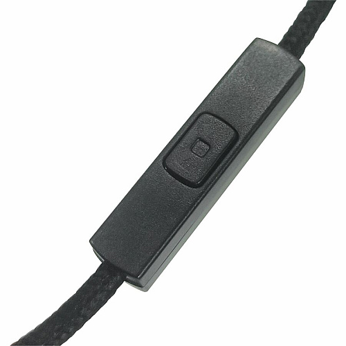 Compucessory Tangle-free Headset with Mic Stereo - Wired - Binaural - Black (15165)