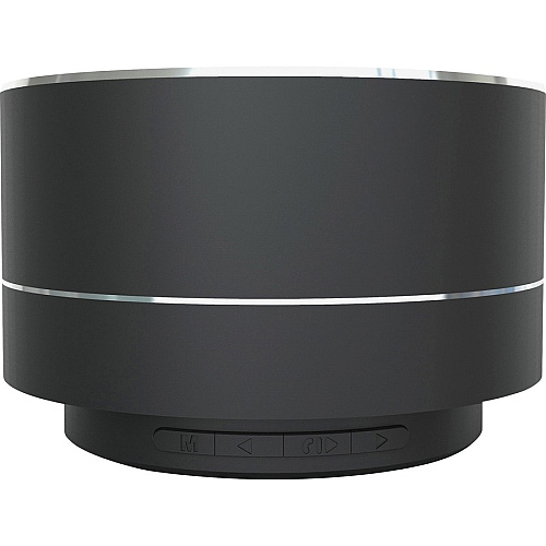 Compucessory Portable Speaker System - 3 W RMS - Black Battery Rechargeable - 1 (15163)