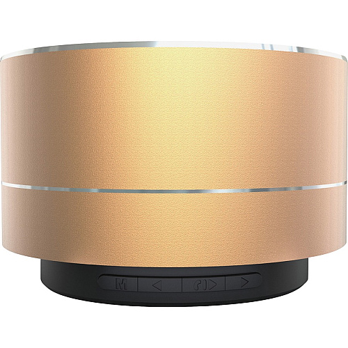 Compucessory Portable Speaker System - 3 W RMS - Yellow Battery Rechargeable - 1 (15164)