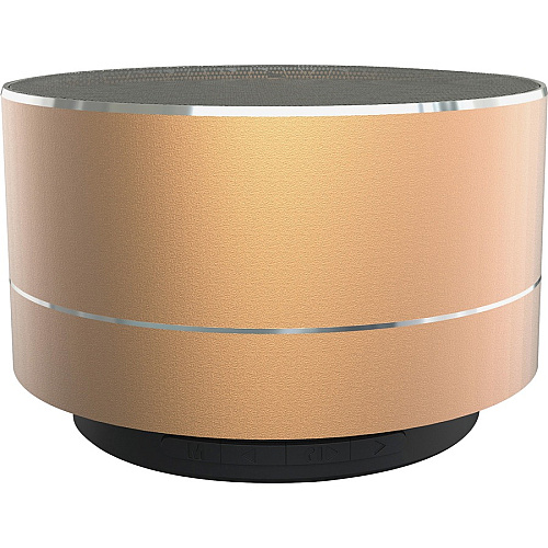 Compucessory Portable Speaker System - 3 W RMS - Yellow Battery Rechargeable - 1 (15164)