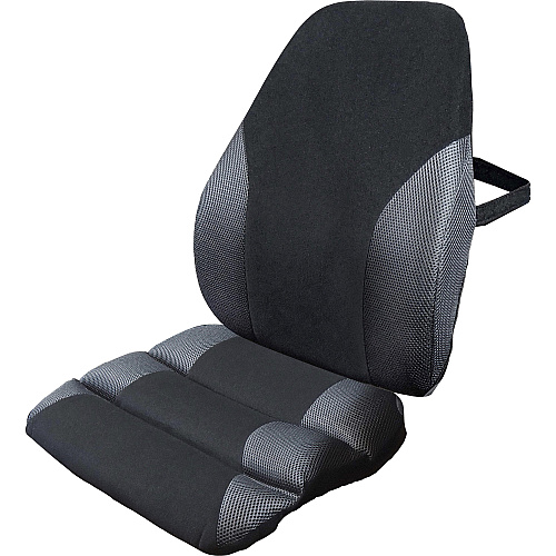 Kantek Memory Foam Backrest Black - High Density Memory Foam - 1 Each (LS360)