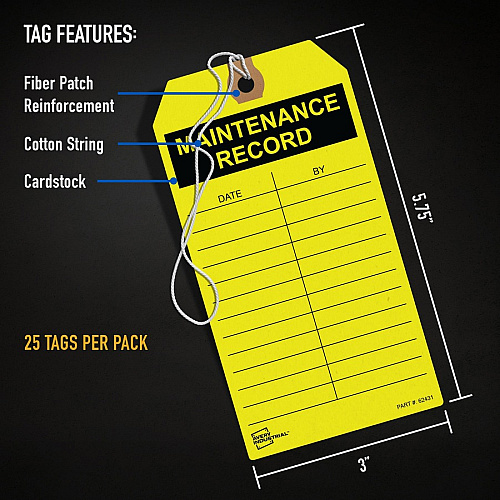 Avery&reg; Preprinted RED TAG 5S Hang Tags 5.75" Length x 3" Width - Card Stock - Red - 25 / Pack (62426)