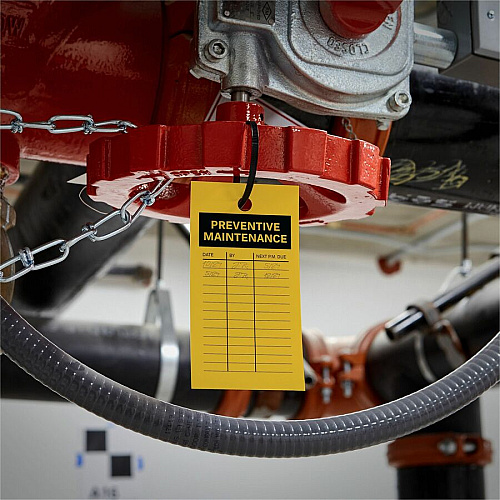 Avery UltraDuty Plastic Tags, 5.5" x 2.83" , Yellow 2.92" Length x 5.50" Width - Plastic, Polyester - Yellow - 60 / Pack (62402)