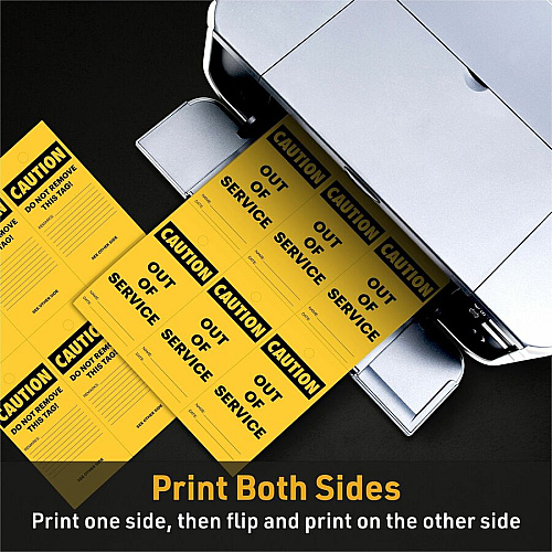 Avery UltraDuty Plastic Tags, 5.5" x 2.83" , Yellow 2.92" Length x 5.50" Width - Plastic, Polyester - Yellow - 60 / Pack (62402)
