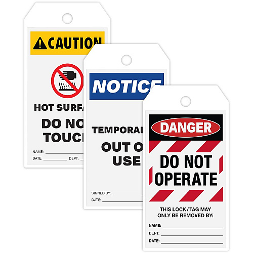 Avery&reg; UltraDuty 100-lb Pull Strength Tag Kit 3.25" Length x 5.75" Width - Plastic, Vinyl, Nylon - White - 15 / Pack (62403)