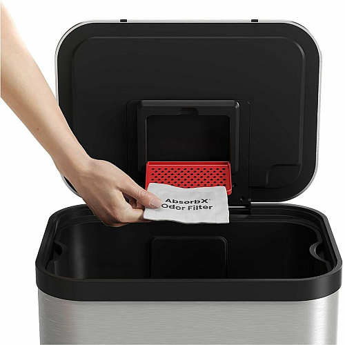 HLS Commercial Air Filter Activated Carbon Filter For - Remove Odor, Remove Volatile Organic Compound, Remove Chemicals - 0.3" Height x 3" Width x 4.5" Depth - 3 / Each (HLS12CF3)