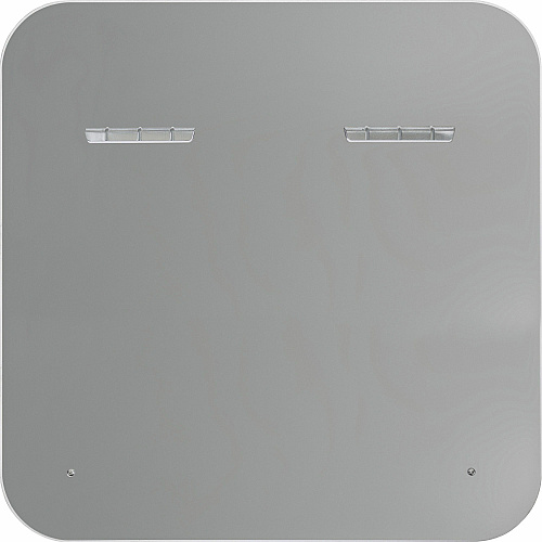 U Brands Magnetic White Glass Dry-Erase Board, 35" X 35" 36" (3 ft) Width x 36" (3 ft) Height - White Tempered Glass Surface - Square - Horizontal/Vertical - Magnetic - 1 Each (4848U0001)