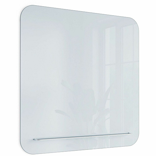 U Brands Magnetic White Glass Dry-Erase Board, 35" X 35" 36" (3 ft) Width x 36" (3 ft) Height - White Tempered Glass Surface - Square - Horizontal/Vertical - Magnetic - 1 Each (4848U0001)
