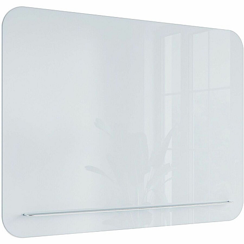 U Brands Magnetic White Glass Dry-Erase Board, 47" X 35" 48" (4 ft) Width x 36" (3 ft) Height - White Tempered Glass Surface - Rectangle - Horizontal/Vertical - Magnetic - 1 Each (4849U0001)