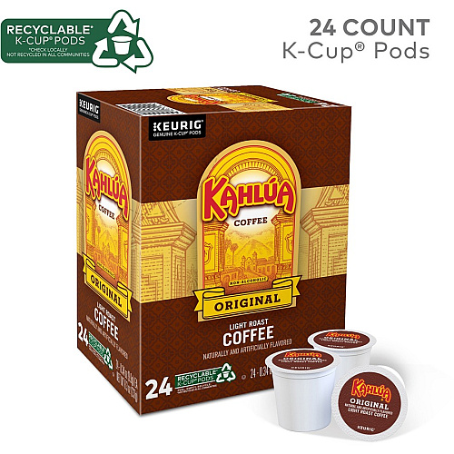 Kahlúa K-Cup Original Coffee ( Compatible with Keurig Brewer - Light - K-Cup - 24 / Box 9150)